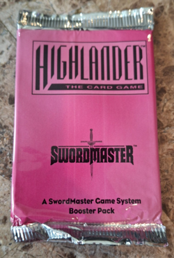 1995 HIGHLANDER THE CARD GAME SWORDMASTER GAME SYSTEM BOOSTER PACK, SEALED, CCG - Image 1