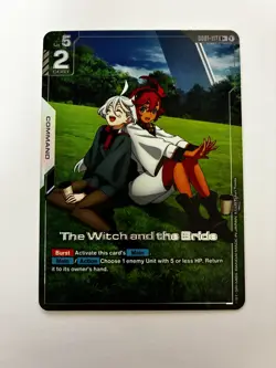The Witch And The Bride - GD01-117 - R+ Alt Art - Gundam TCG Card Game - Image 1