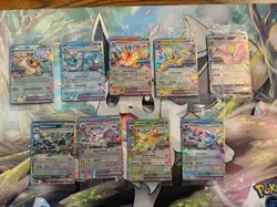 Prismatic Evolutions Surprise Box Stamped Promo Cards Sealed 9/9 Complete Set - Image 1