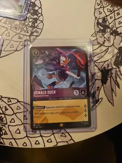 Disney Lorcana TCG Donald Duck Flustered Sorcerer Card 73/204 Archazia's Island - Image 1