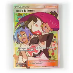Pokemon - Jessie & James - 68/68 - SM Hidden Fates - Full Art Trainer Card - Image 1