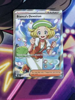 Bianca's Devotion - 197/162 - Pokemon Temporal Forces Full Art Trainer Card NM - Image 1
