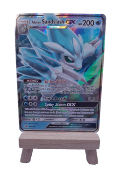ALOLAN SANDSLASH GX SM236 BLACK STAR PROMO HOLO STANDARD SIZE POKEMON CARD - Image 1