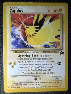 Zapdos 23/53 Wotc Promo Regular Vintage 1999 Pokemon Card - Image 1