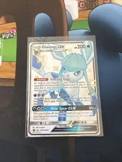 Glaceon GX SV55/SV94 Hidden Fates: Shiny Vault Pokemon TCG Card M/NM - Image 1