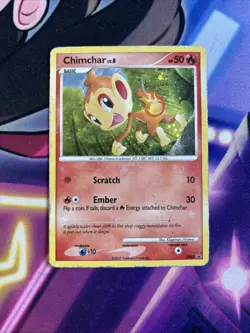 Chimchar - DP02 - Pokemon Diamond & Pearl Promo Holo Card HP - Image 1