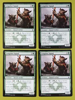 Longshot Squad x4 Khans of Tarkir 4x Playset Magic the Gathering MTG - Image 1