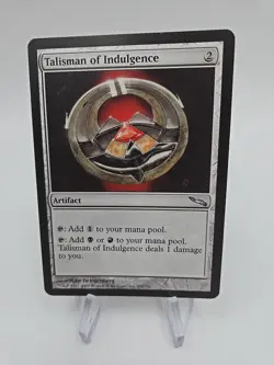 Talisman of Indulgence - Mirrodin - LP - MTG - Colorless - Artifact - Uncommon - Image 1