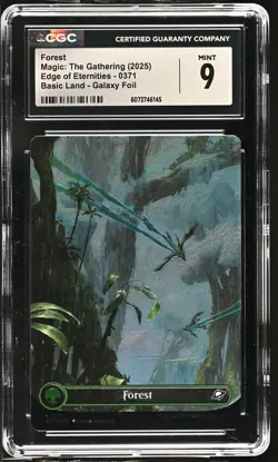FOREST Edge of Eternities Galaxy Foil CGC 9 MTG [Nostalgium] - Image 1
