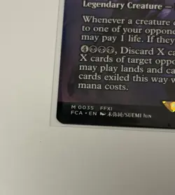 Magic Final Fantasy MTG The Shadow Lord Borderless Non-foil (Showcase) - Image 2