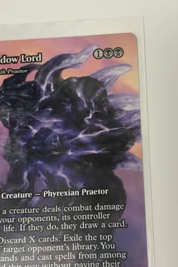 Magic Final Fantasy MTG The Shadow Lord Borderless Non-foil (Showcase) - Image 4
