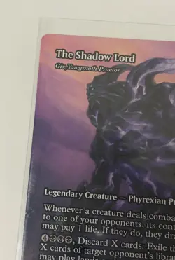 Magic Final Fantasy MTG The Shadow Lord Borderless Non-foil (Showcase) - Image 5
