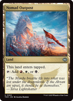 Nomad Outpost #263 | Near Mint | Tarkir Dragonstorm Magic MTG - Image 1