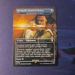 MTG 1x Herugrim, Sword of Rohan x1 Sword of Hearth and Home LTC 354 NM - Image 2