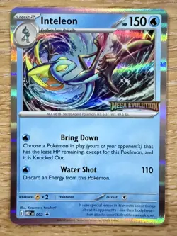 Inteleon - 002 - Mega Evolution - Prerelease Stamped - Pokemon TCG - NM - Image 1