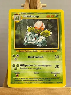 Bisaknosp 30/102 Basis Set Deutsch VG Pokemon - Image 1