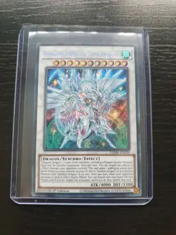 Yu-Gi-Oh Shooting Majestic Star Dragon DAMA-EN039, Secret Rare, 1st Edition, NM - Image 3