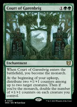 NM Court of Garenbrig, MTG, Wilds of Eldraine Commander, Magic the Gathering, 25 - Image 1