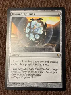 Unwinding Clock, New Phyrexia, MTG, Modern, EDH, Commander, ENGLISH - Image 2