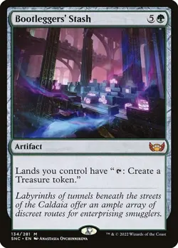 [MTG] Bootleggers' Stash (134) (SNC) NM - Image 1