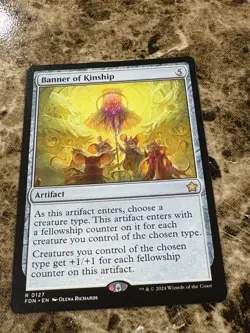 BANNER OF KINSHIP Magic MTG Foundations - Image 1