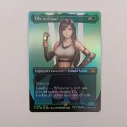 Tifa, Lockhart BORDERLSS FOIL MTG Mythic Rare Magic: The Gathering Final Fantasy - Image 1