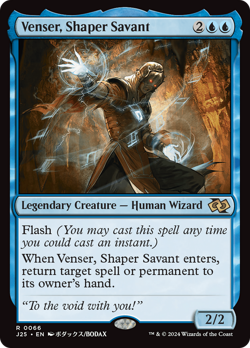 Venser, Shaper Savant (Anime) #66 | Near Mint | Foundations Jumpstart Magic MTG - Image 1