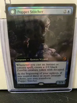 Poppet Stitcher (Extended Art) - FOIL - M Innistrad: Midnight Hunt 339 - MTG - Image 1