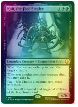 FOIL Koh, the Face Stealer - Avatar - TLA MTG NM 0107 - Image 1