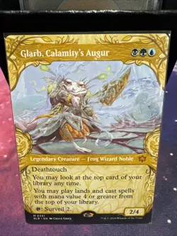 Borderless Glarb, Calamity's Augur Bloomburrow Regular Card #0215 - Image 1