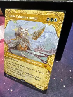 Borderless Glarb, Calamity's Augur Bloomburrow Regular Card #0215 - Image 2