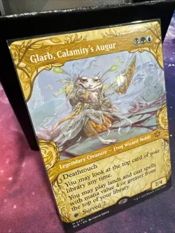 Borderless Glarb, Calamity's Augur Bloomburrow Regular Card #0215 - Image 3