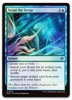 Scour for Scrap #73 (Foil) (NM) Edge of Eternities EOE Magic MTG - Image 1