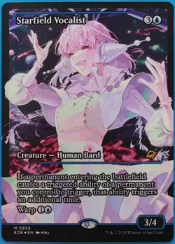 Starfield Vocalist (Showcase 359) FOIL Edge of Eternities NM (508045) ABUGames - Image 1