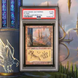 MTG Secret Lair x Post Malone: 1190 Plains FOIL - PSA 9 - Image 1