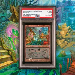Swamp | Secret Lair x Post Malone: The Lands | 1192 | PSA 9 - Image 1