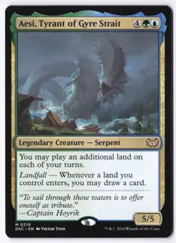 Aesi, Tyrant of Gyre Strait M Commander: Duskmourn: House of Horror 210 NM - Image 1