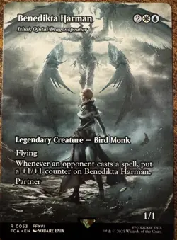 MTG Benedikta Harman -Ishai, Ojutai Dragonspeaker - Foil - Showcase, NM-Mint, En - Image 1