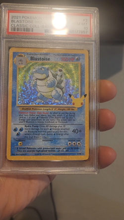 2021 Pokemon Celebrations Blastoise PSA 10 Classic Collection #2 - Image 2