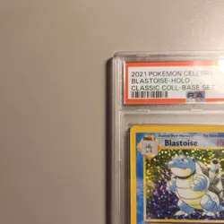 2021 Pokemon Celebrations Blastoise PSA 10 Classic Collection #2 - Image 5