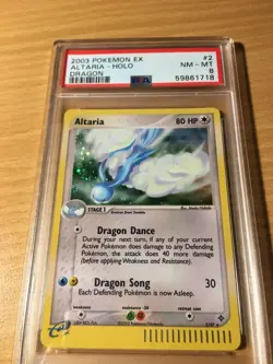 Altaria holo - Pokemon EX DRAGON 2003 - PSA 8 - Pokemon - Image 1
