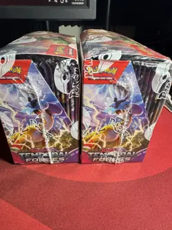 2x Temporal Forces Booster Box Scarlet & Violet Pokemon Factory Sealed - Image 2