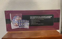 Pokemon TCG 2025 Holiday Advent Calendar Box NEW 8 Promo 6 Booster 7 Fun Pack - Image 3