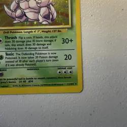 Pokemon TCG Nidoking Base Set Holo Unlimited Rare Card 11/102 LP Condition - Image 5