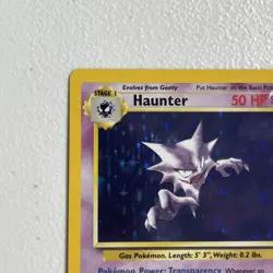 Pokemon TCG Haunter Fossil 6/62 Holo Unlimited Rare LP Condition - Image 4