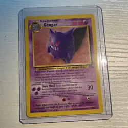 Pokemon TCG WOTC Gengar 20/62 Fossil Unlimited Non-Holo LP - Image 1