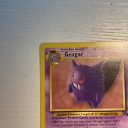 Pokemon TCG WOTC Gengar 20/62 Fossil Unlimited Non-Holo LP - Image 4