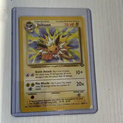 Jolteon 20/64 - Jungle Unlimited - Non-Holo Rare - WotC Pokemon TCG Card - LP+ - Image 1