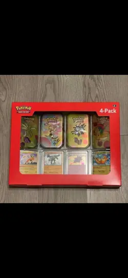 Pokemon TCG Scarlet and Violet 151 Mini Tins 4 Pack - Image 1