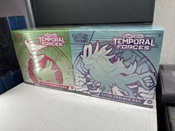 2 Sealed Pokemon Temporal Forces ETBs - Collector’s Art Set Blue & Green SEALED - Image 3